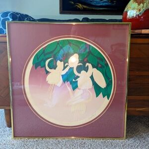 David Algood Hanging Fuschia Signed & Numbered